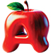 Apple type letter A