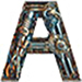 Mechanix type letter A