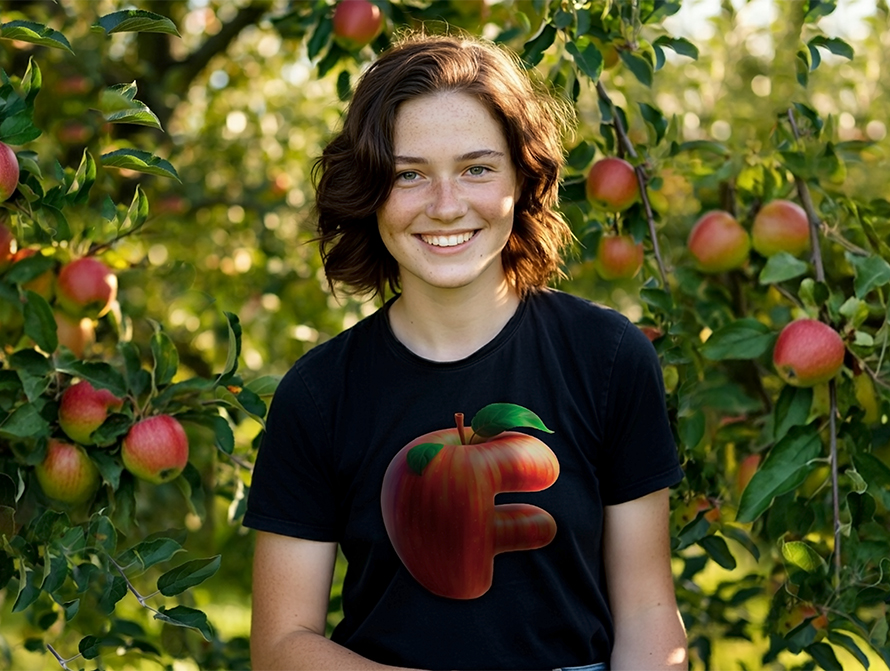 Apple Letter T-Shirts