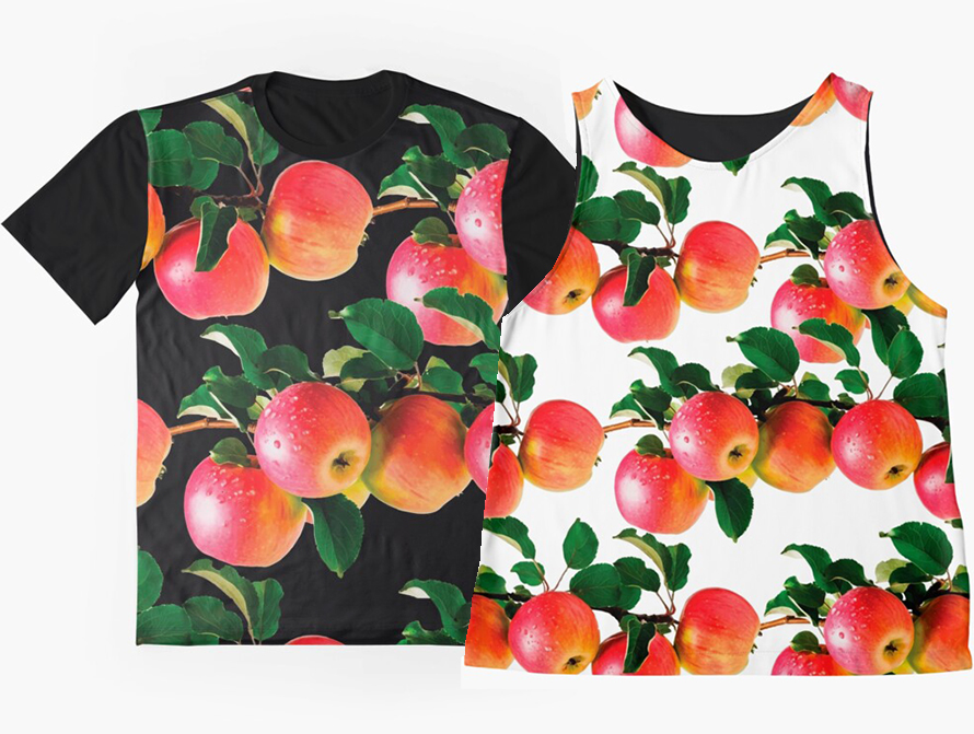 Apple Pattern Tops