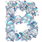 Letter B in Bubbles type design