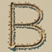 Sand type letter B