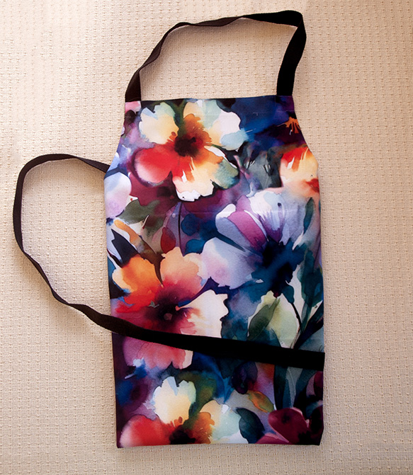 FLORAL OVERALL APRON