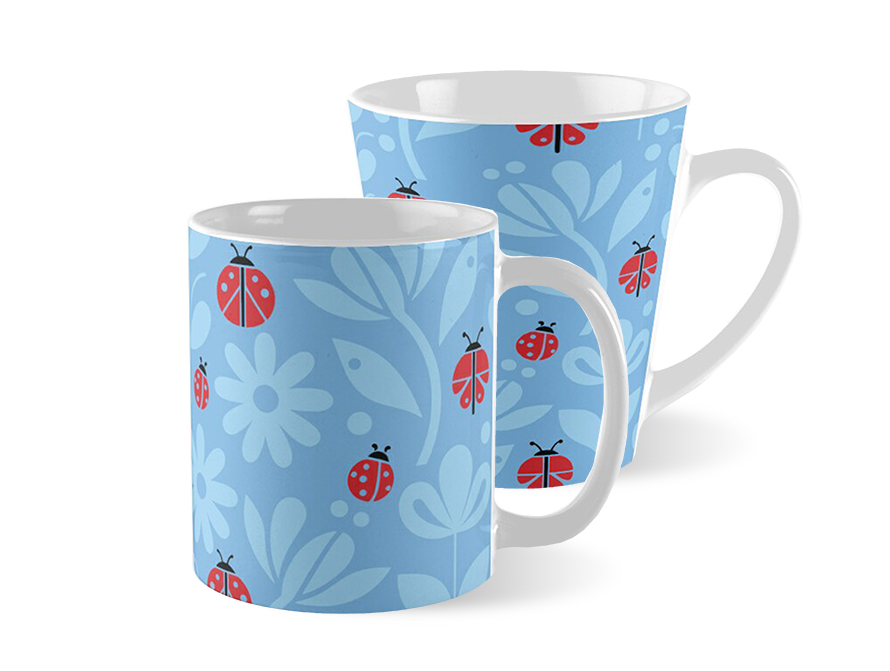 Ladybug Blue Mugs