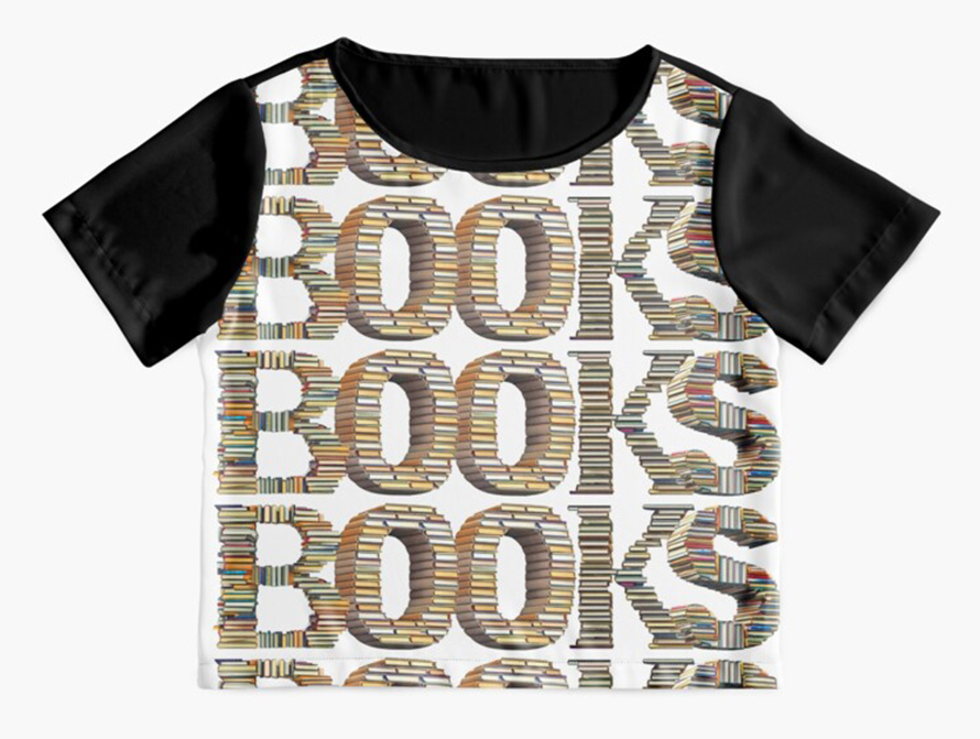 Books Word Chiffon T-Shirt