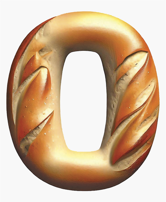 BREAD LETTER O