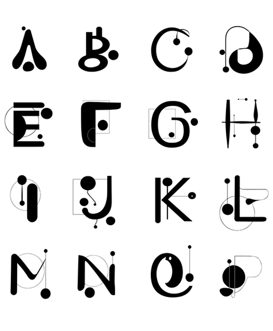 CALLIGRAPHY ALPHABET PATTERN