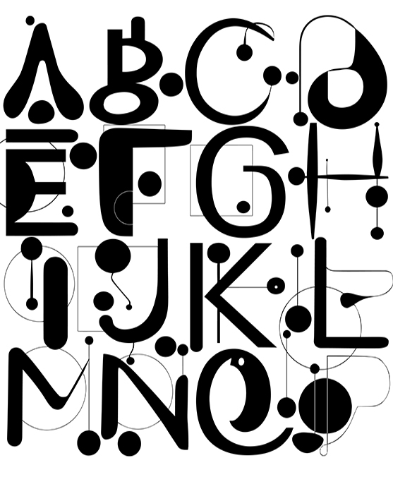 CALLIGRAPHY ALPHABET PATTERN