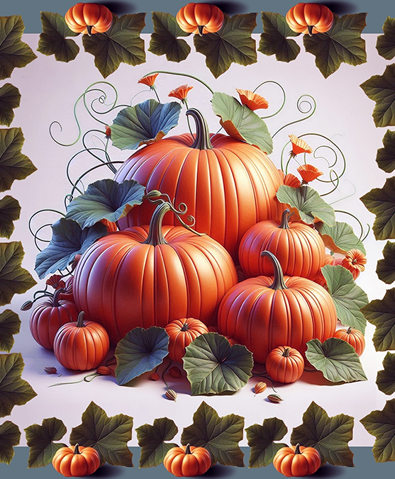 PUMPKIN BORDER PATTERN