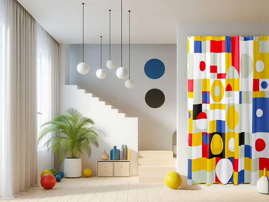 Color Blocks Curtain