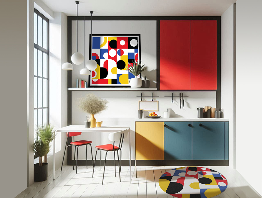 Color Blocks Kitchen