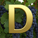 Vineyard type letter D