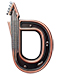 Guitar letter D