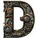 Mechanix type letter D