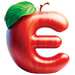 Apple type letter E