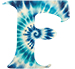 Tie-Dye type letter F