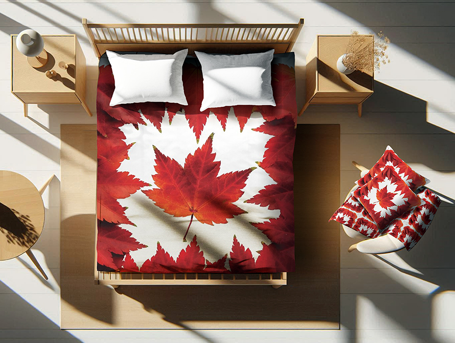 Fall pattern bedding