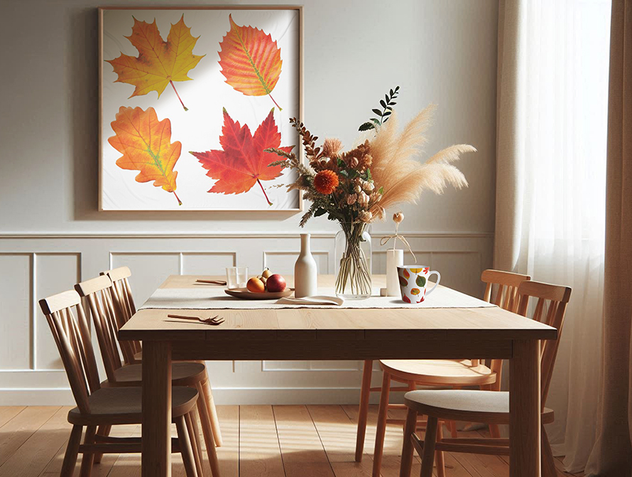 Fall pattern wall art