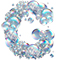 Letter G in Bubbles type design