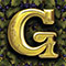 Ornate type letter G