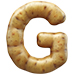 Potato type letter G