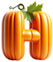 Pumpkins type letter H