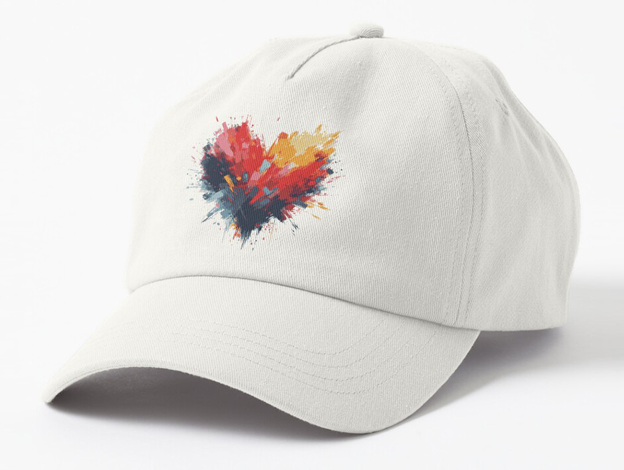 Paint Heartburst Hat