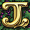 Ornate type letter J