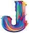 Paint type letter J