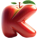 Apple type letter K