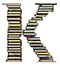 BOOKS letter K design