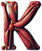 Muscles type letter K