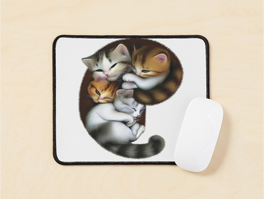 Kittens letter mousepad