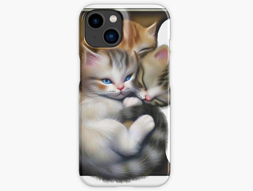 Kittens letter phone case