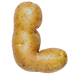 Potato type letter L