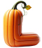 Pumpkins type letter L