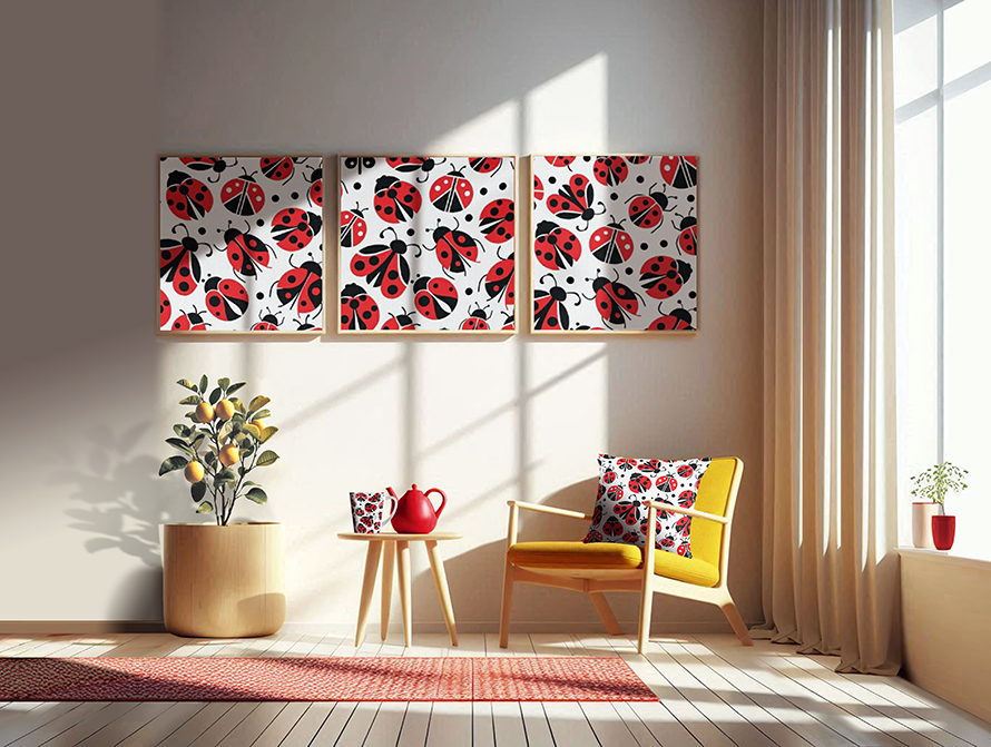 Ladybug living room