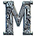 Mechanix type letter M