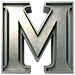 Metal type letter M