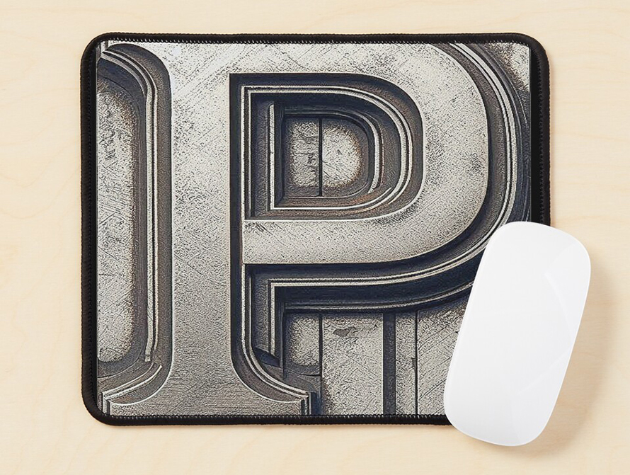 Metal Letters Mousepads