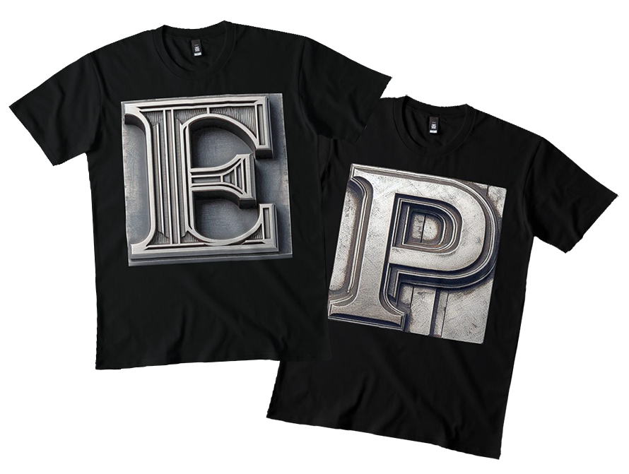 Metal Letter T-Shirts