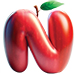 Apple type letter N