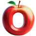 Apple type letter O