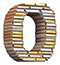 BOOKS letter O design