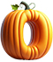 Pumpkins type letter O