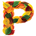 Fall letter P