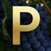 Vineyard type letter P