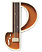 Guitar letter P