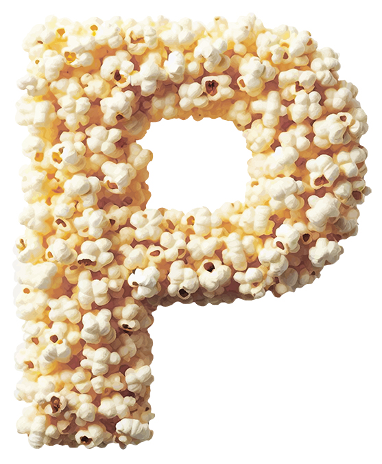 POPCORN LETTER P