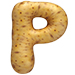 Potato type letter P